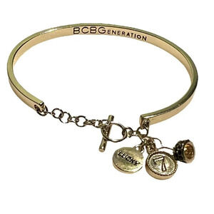 BCBGeneration BCBG Jewelry Gold Tone Lucky 7 Multi-Charm Bracelet